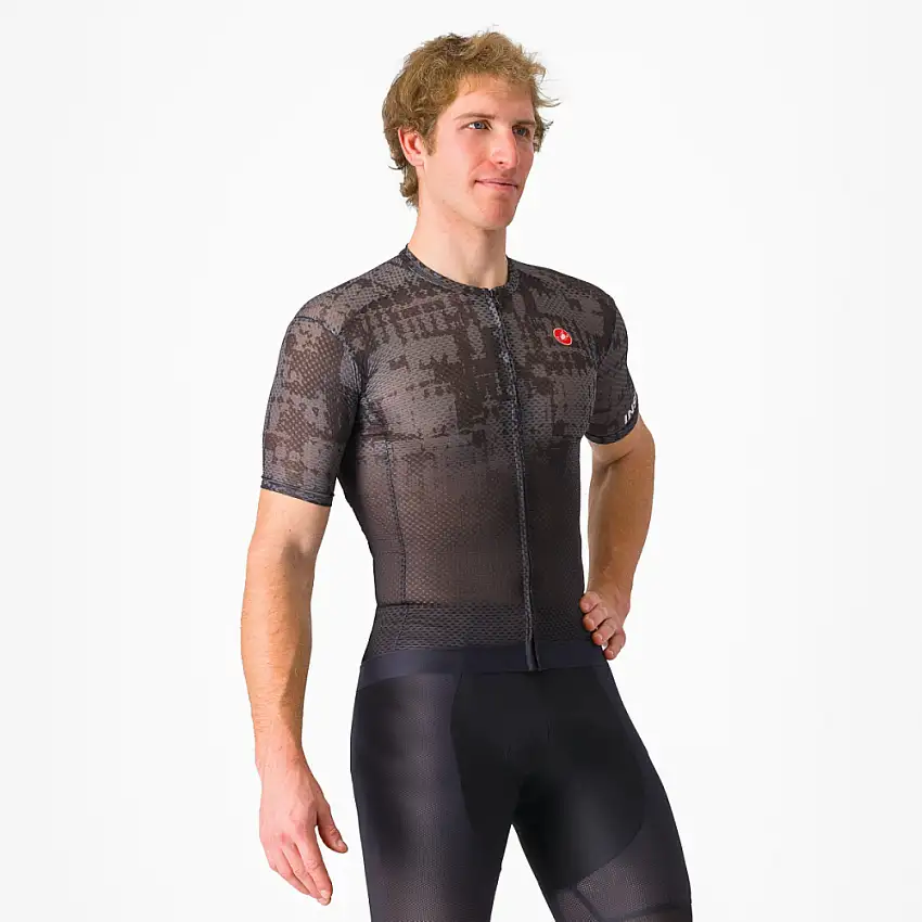 Castelli Insider 2 kortärmad cykeltröja svart/mörkgrå herr