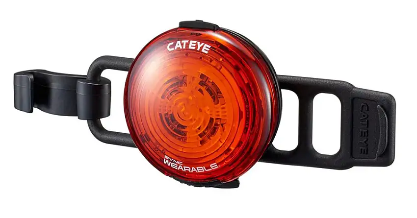 Cateye Sync Wearable 50 Lumen USB Baklykta