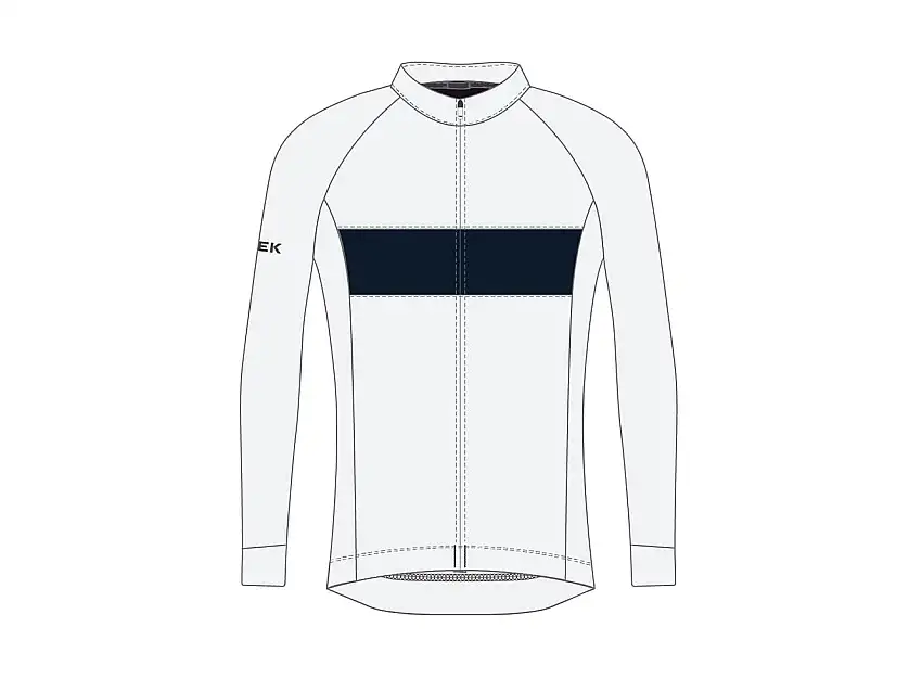 Tröja Trek Circuit LTD Long Sleeve Vit