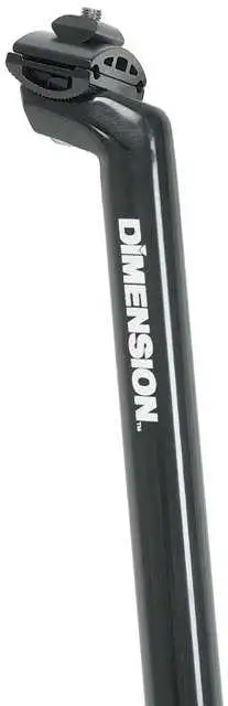 Sadelstolpe Dimension 31.6 x 350 mm svart