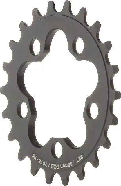 Drev Dimension 58 bcd single speed 22T svart