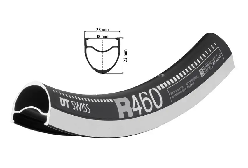 DT Swiss R460 fälg 28/29" 24 hål 18-622 TL
