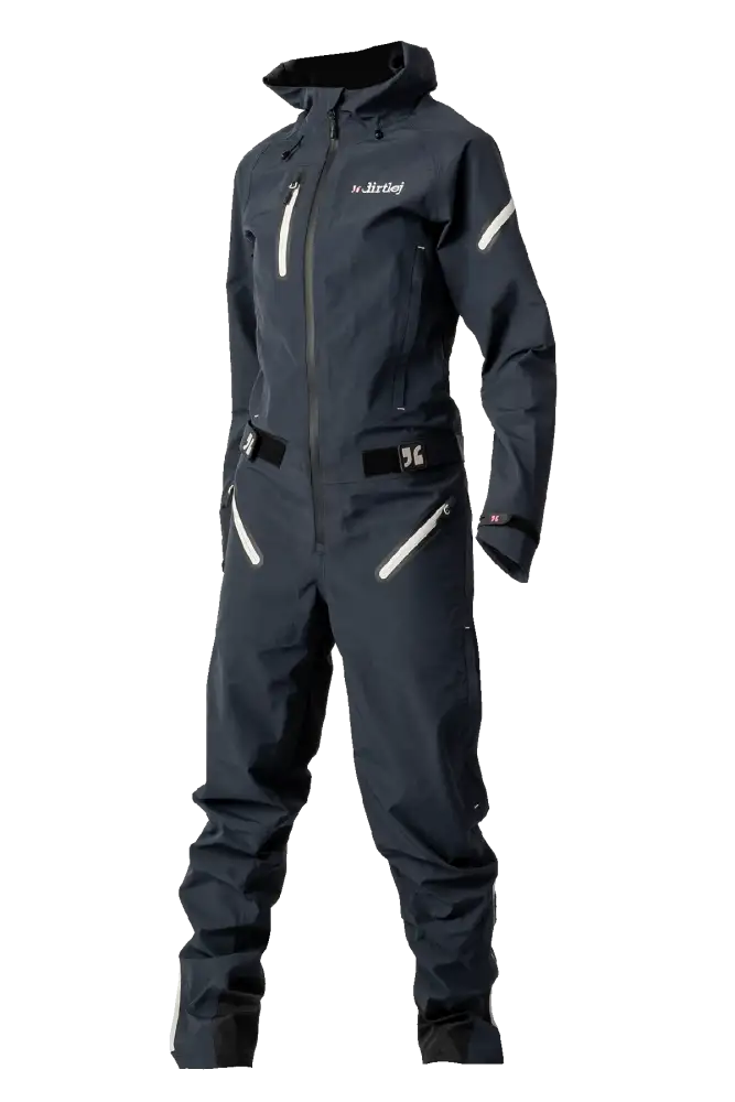 Dirtlej Dirtsuit Core Edition heldräkt med långa ben för kvinnor i mörkblått