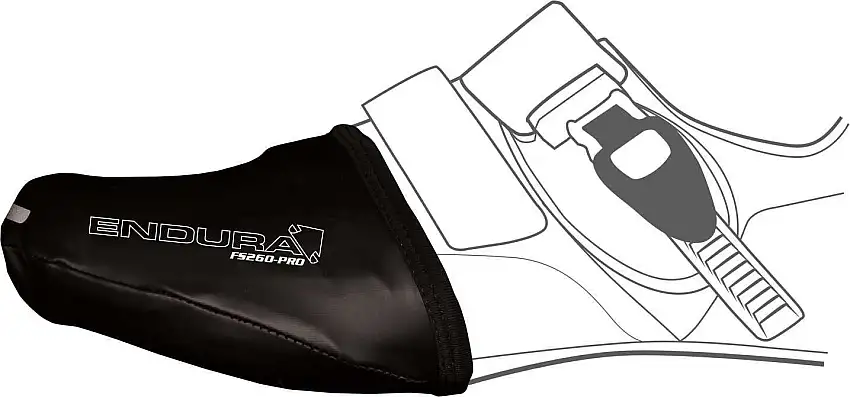 Tåöverdrag Endura FS260 Pro Slick svart one-size