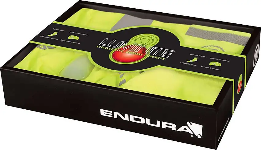 Hjälmöverdrag & Strumpor Endura Luminite Hi-Viz gul small/medium