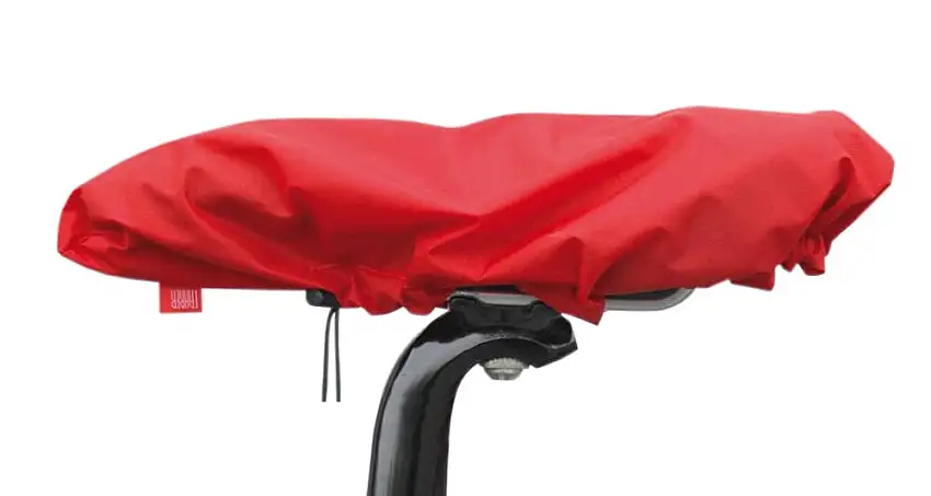 Fahrer Sadel Cover Kappe röd