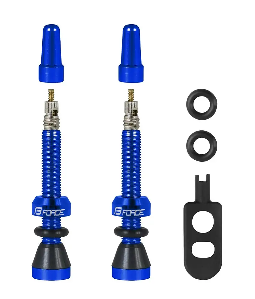 Force ventilset till tubeless blå