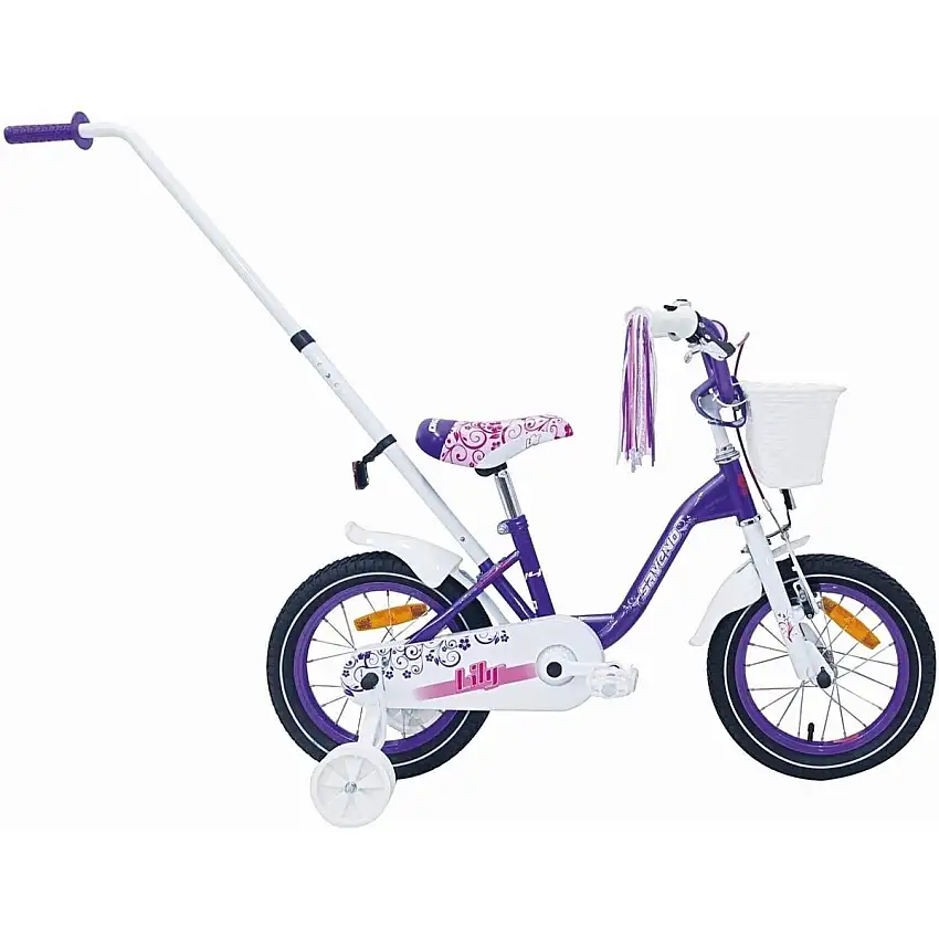 Barncykel Saveno Lily lila 18"
