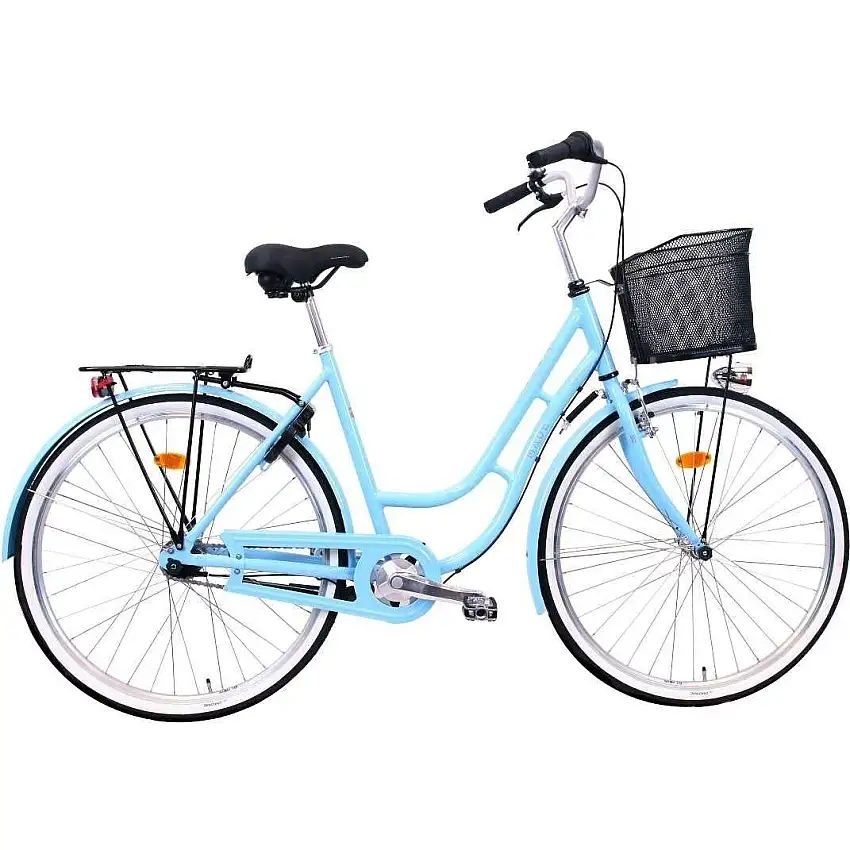 Damcykel MADE Linde 3-växlad 28" ljusblå