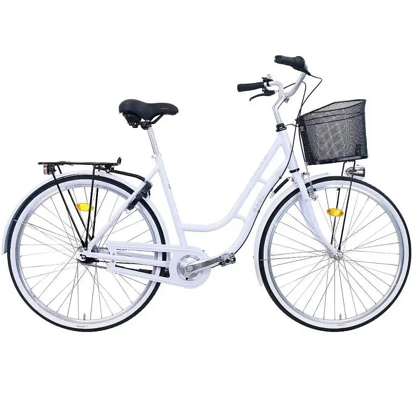 Damcykel MADE Linde 3-växlad 28" vit