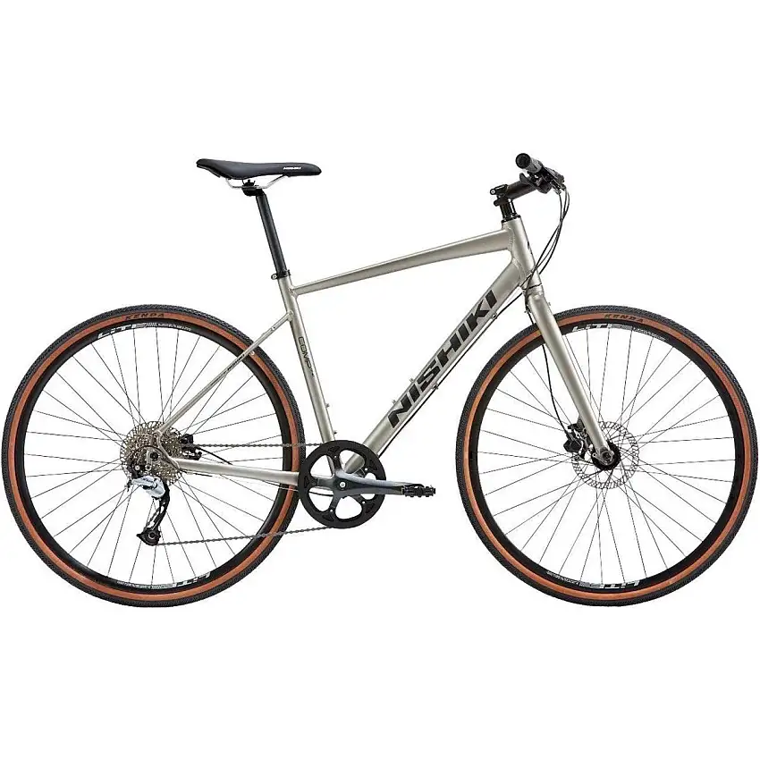 Hybridcykel Nishiki Comp Nine silver