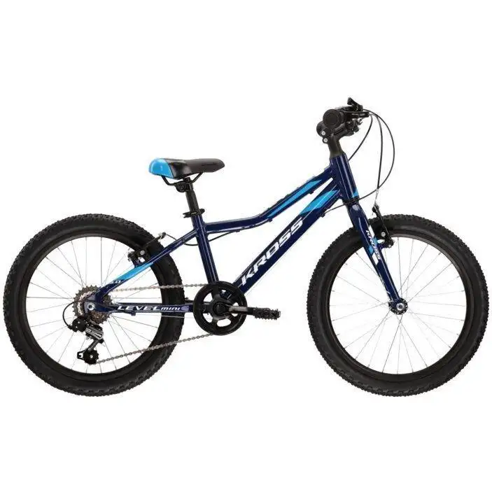 Barncykel Kross Level Mini 3.0 Light 20" marinblå/blå
