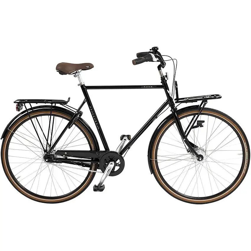 Herrcykel Skeppshult Natur 7-växlar Spegelsvart