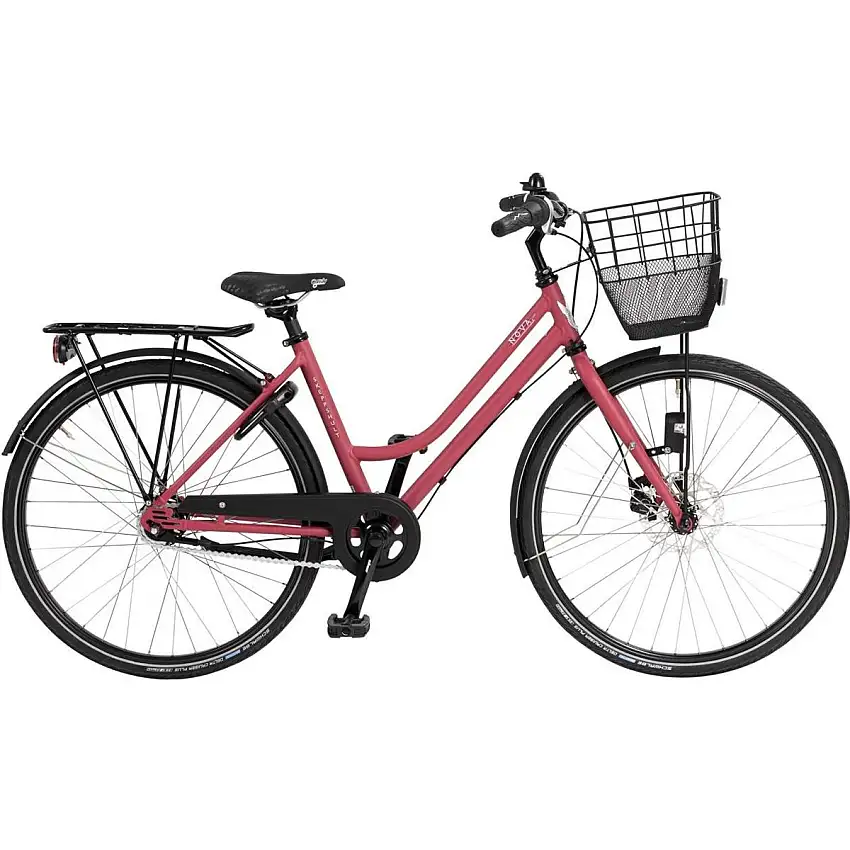 Juniorcykel Skeppshult Nova 24 7-Växlad Smultron Matt