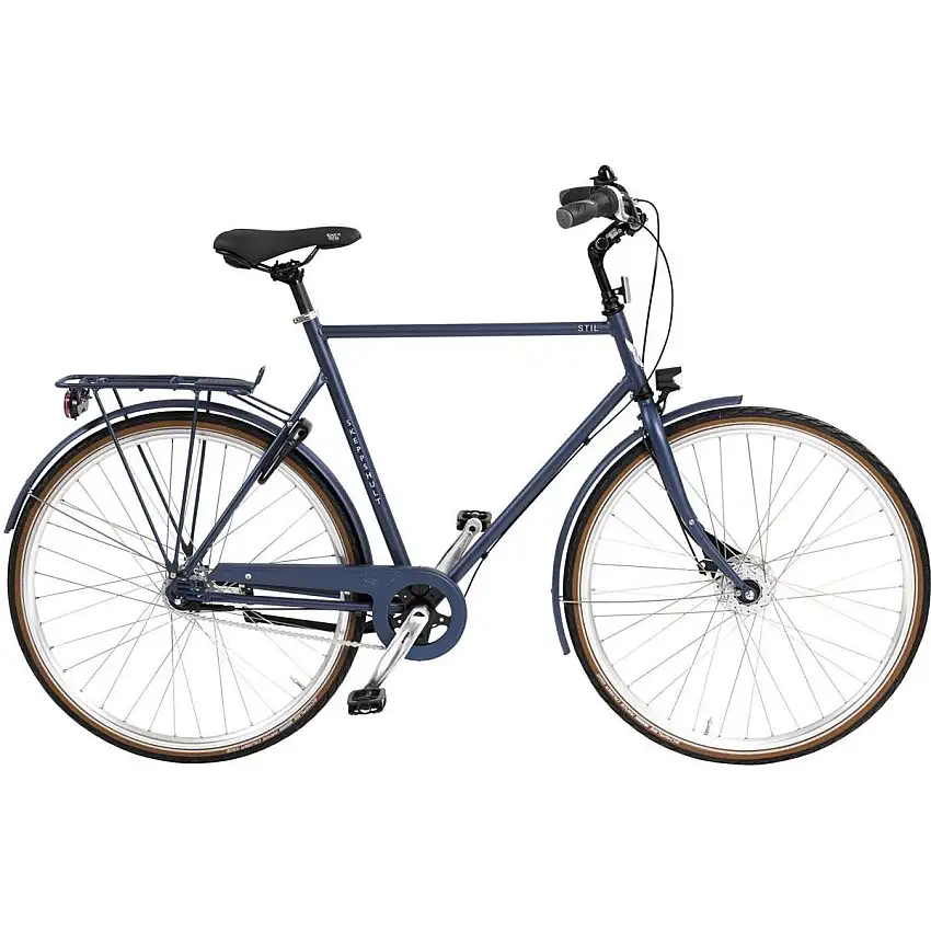 Herrcykel Skeppshult Stil Premium 7-växlar Denim Matt