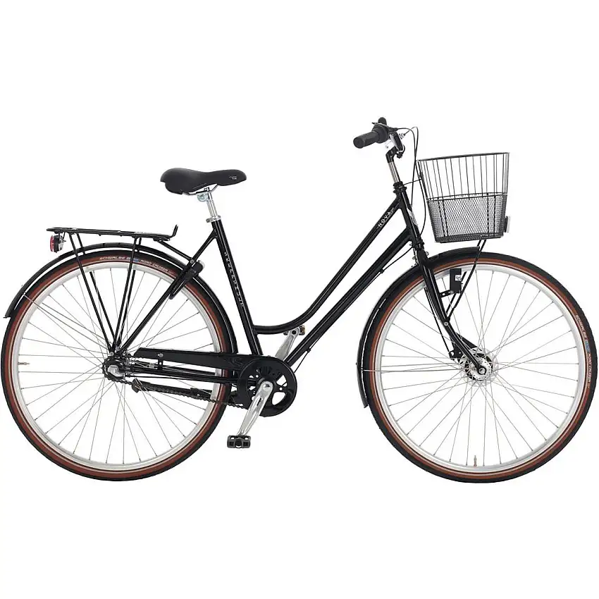 Damcykel Skeppshult Nova 3-Växlad Spegelsvart