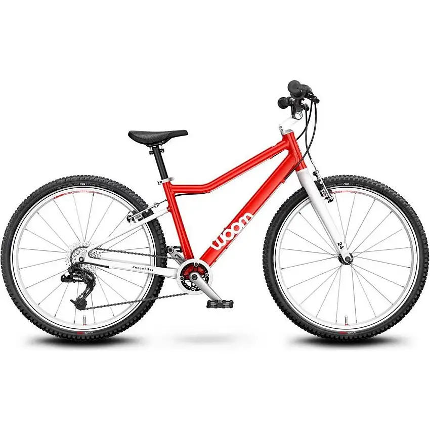 Barncykel Woom Original 5 Röd 24"