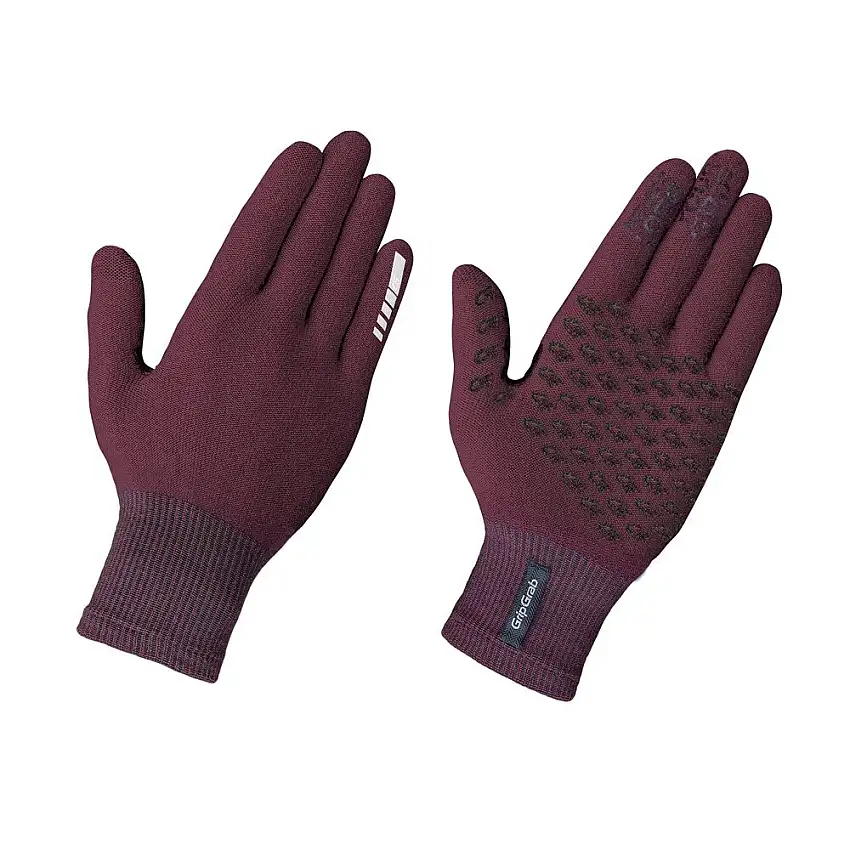GripGrab Primavera Merino II Handskar Mörkröd
