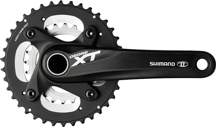 Vevparti Shimano XT FC-M785 175 mm 2 x 10 växlar 38/26T svart