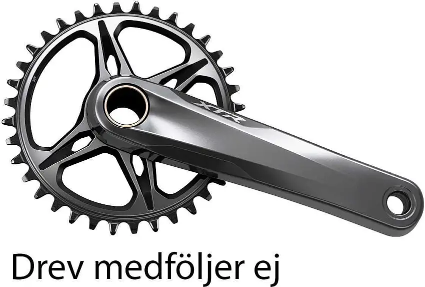 Vevparti Shimano XTR FC-M9120-1 1 x 12 växlar utan drev 165 mm