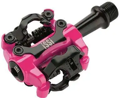 Cykelpedaler ISSI II rosa inkl. pedalklossar