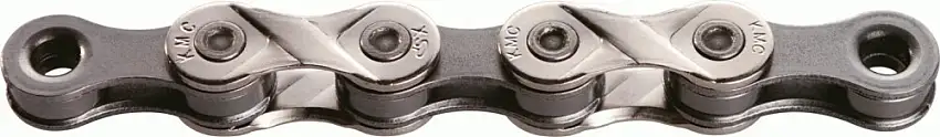 KMC X8 7 og 8 Speed kedja till Shimano och SRAM silver/grå