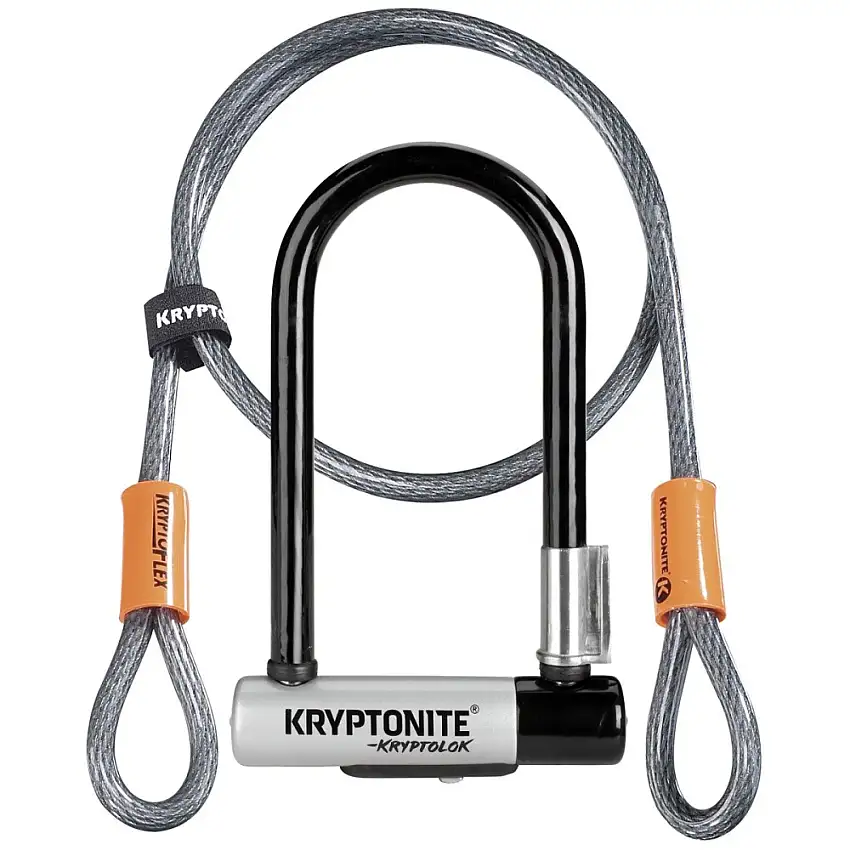 Krytonite Mini 7 bygellås med kabel