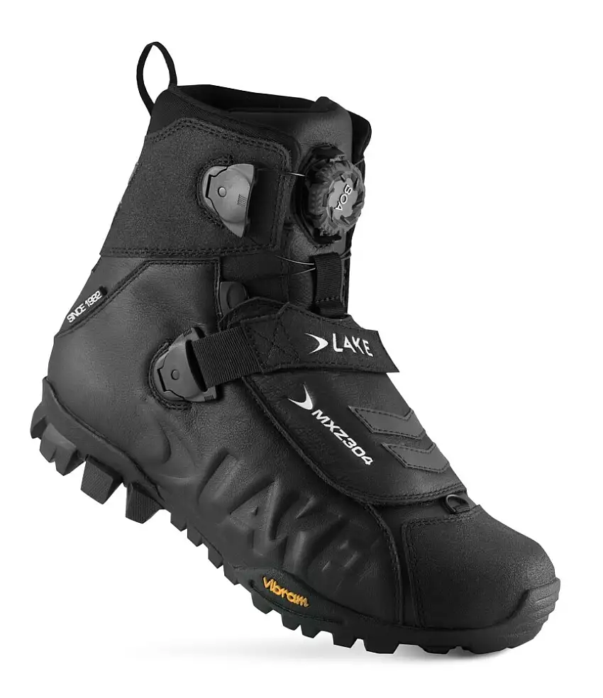 Lake MXZ304 cykelsko vinter svart - bred