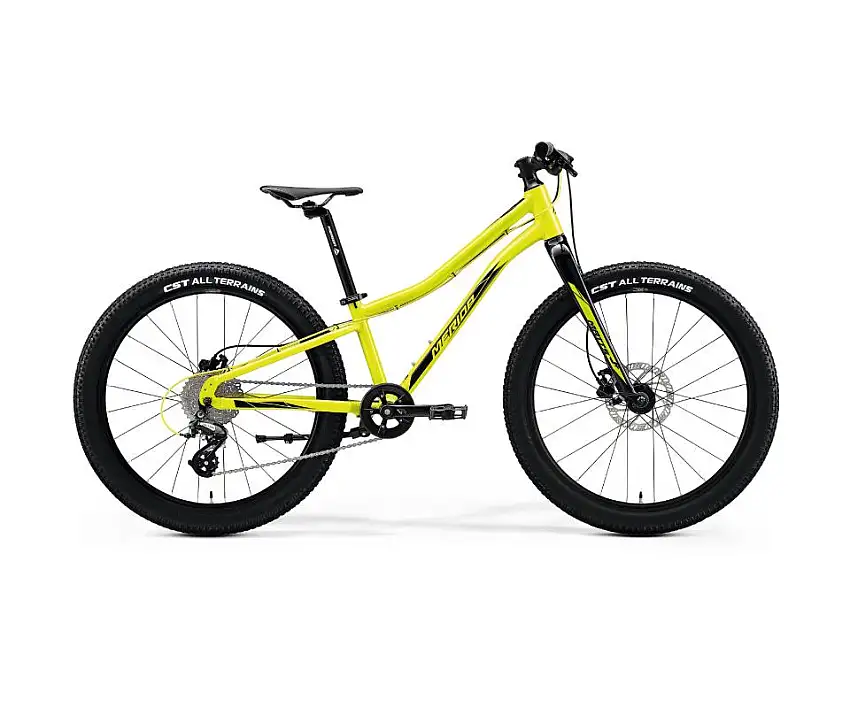 Barncykel Merida MATTS J.24+ gul/svart 24"