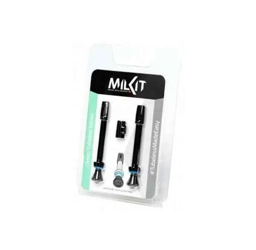 Milkit Tubeless Ventiler Set av 2 st. 35mm