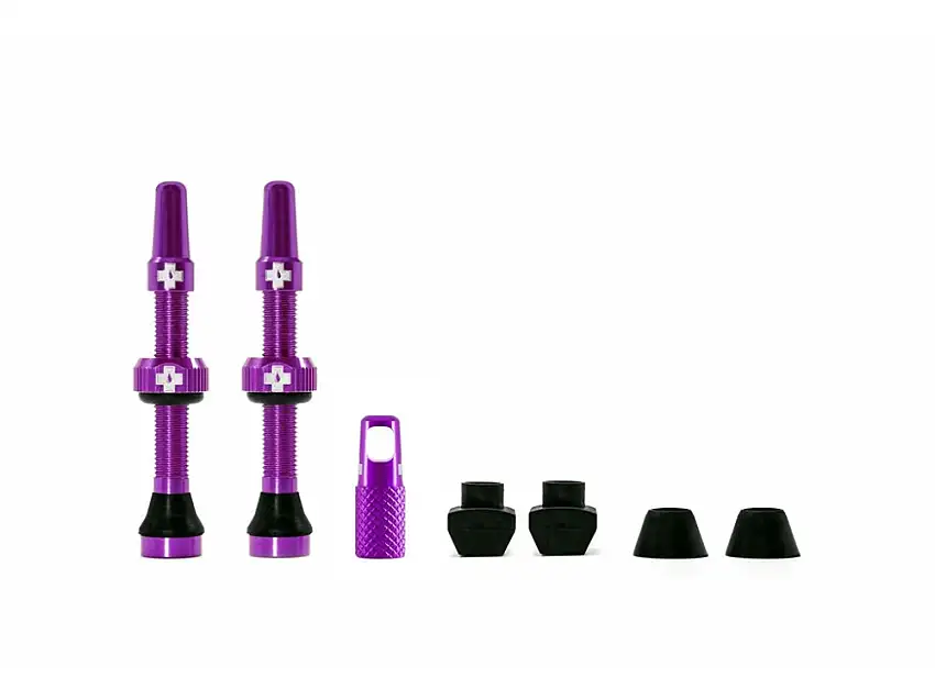 Muc-Off Ventilset Tubeless 2 st 44 mm Lila
