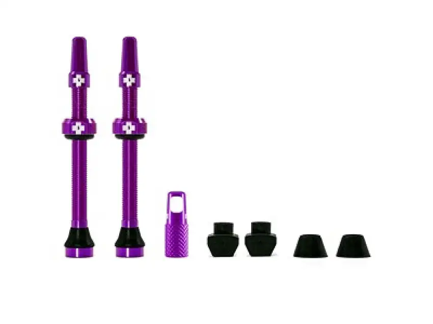 Muc-Off Ventilset Tubeless 2 st 60 mm Lila