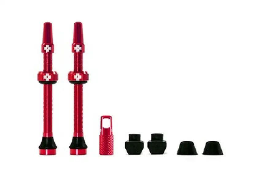 Muc-Off Ventilset Tubeless 2 st 60 mm Röd