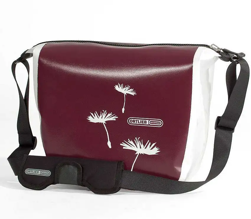 Axelväska Ortlieb Zip-City 14.5 liter lila/vit