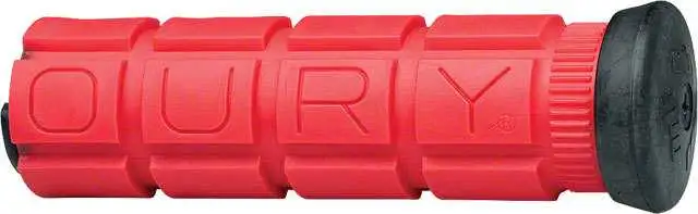 Handtag Oury Lock-On 120 mm röd