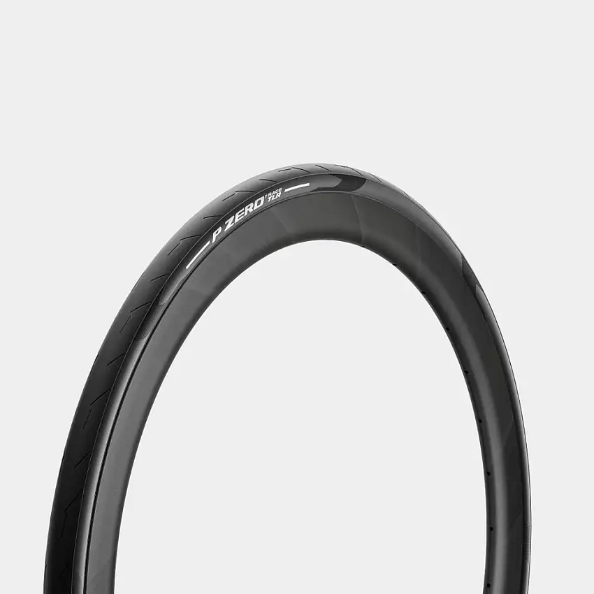 Cykeldäck Pirelli P ZERO Race TLR Colour Edition TechWALL+ SmartEVO vit 28-622 (700 x 28C / 28 x 1.10) vikbart svart/vit