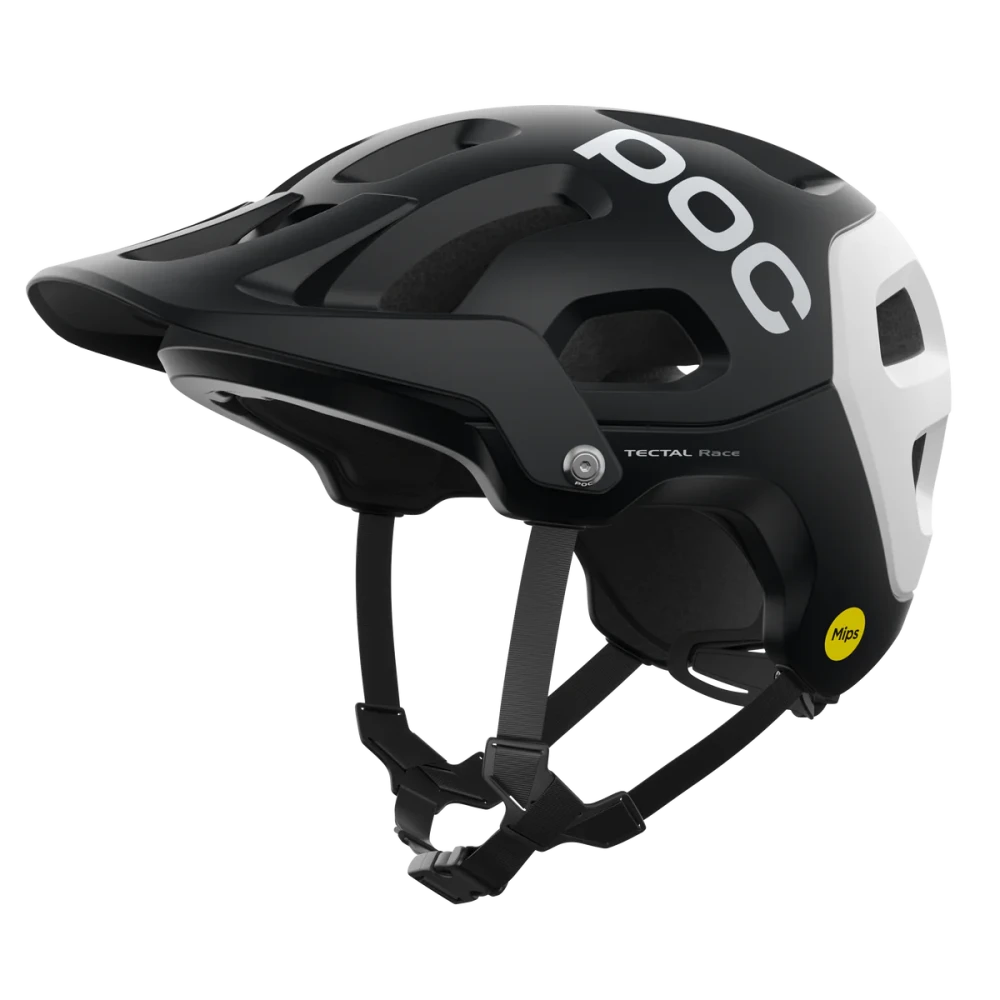 POC Tectal Race MIPS cykelhjälm uranium black/hydrogen white matte