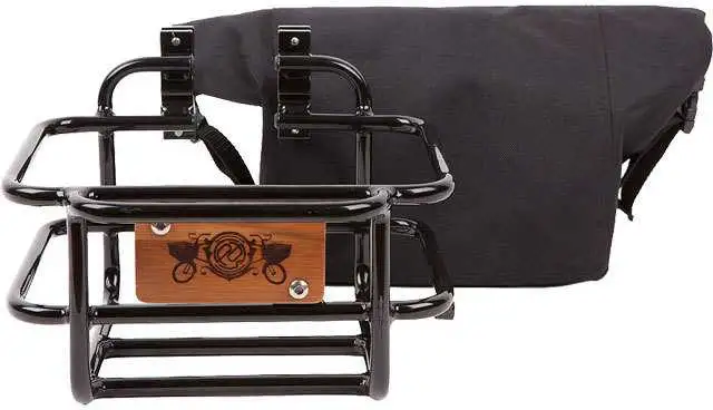 Cykelkorg Portland Design Works Takeout med Roll-Top väska svart