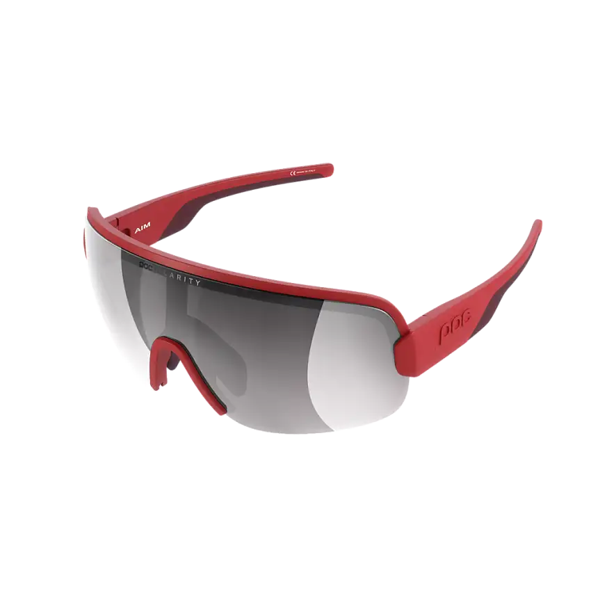 POC Aim Cykelglasögon, Prismane Red Clarity Road Silver Mirror