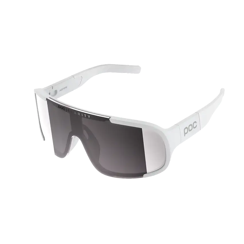 POC Aspire cykelglasögon Hydrogen White Clarity Road Silver Mirror Cat 3