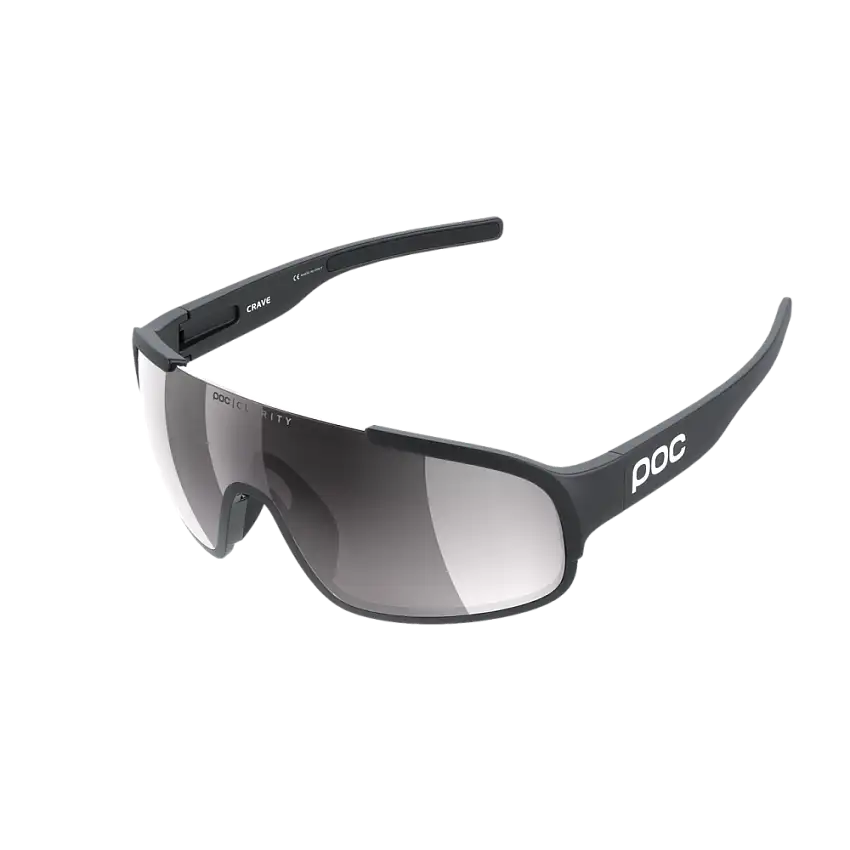 POC Crave Cykelglasögon, Uranium Black Clarity Road Silver Mirror