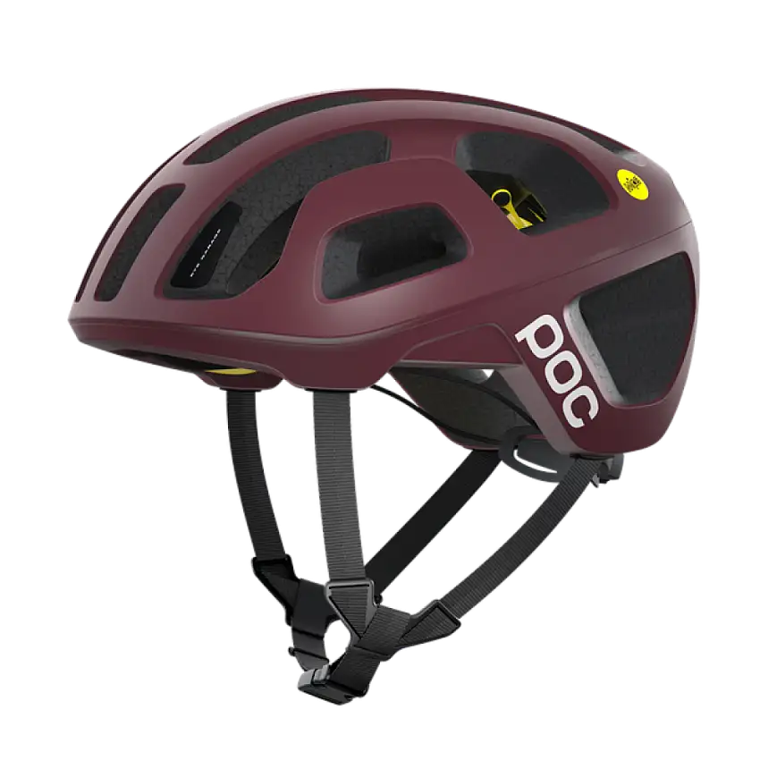 POC Octal Mips cykelhjälm matt röd