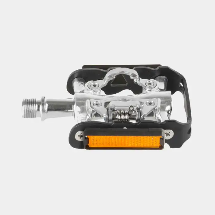 Cykelpedal M-Wave Duo Peasy svart inkl. klossar