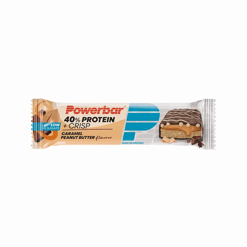 PowerBar 40% Protein energibar karamell och jordnötssmör 40g