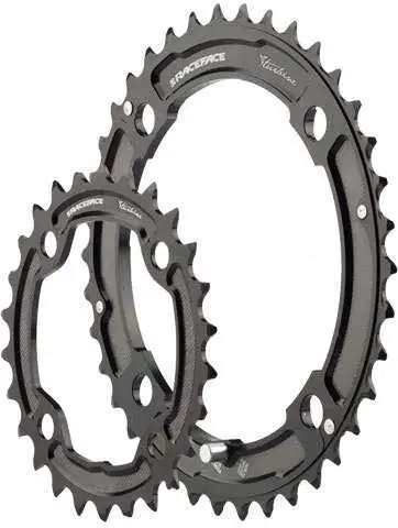 Drev Race Face Turbine Set 120/80 bcd 2 x 10 växlar 40/28T svart