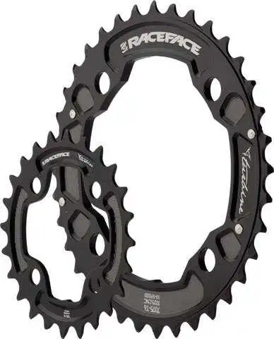 Drev Race Face Turbine Set 104/64 bcd 3 x 10 växlar 36/24T svart