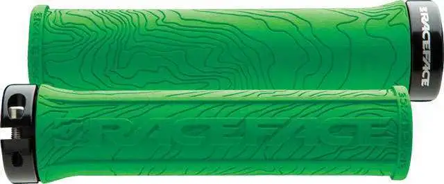 Handtag Race Face Half Nelson Lock-On 134 mm grön