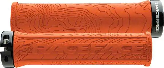 Handtag Race Face Half Nelson Lock-On 134 mm orange