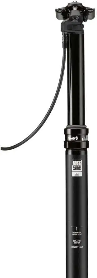 Dropper Post RockShox Reverb 125 mm justermån 34.9 x 420 mm högerreglage svart