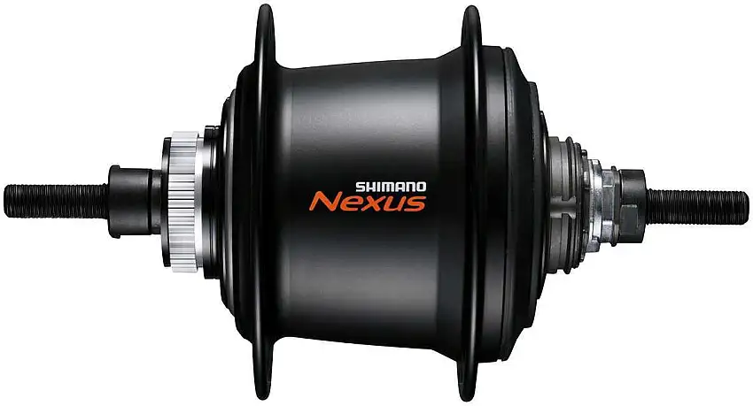 Baknav Shimano Nexus SG-C6001-8D skivbroms CL 36H 135 mm svart